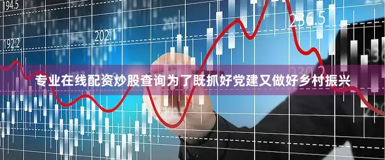 专业在线配资炒股查询　　为了既抓好党建又做好乡村振兴
